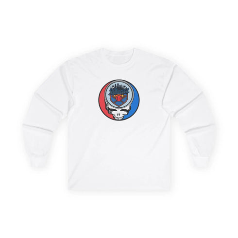 Grateful Dead - Miami Marlins Classic Stealie Long Sleeve Tee - MLB - StealieShop